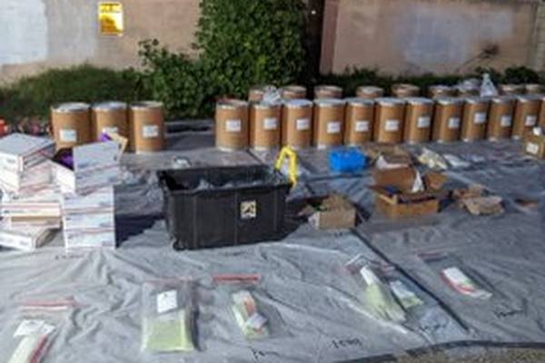 Over 4,000 pounds of drugs, other items seized by FBI  from house operating as lab