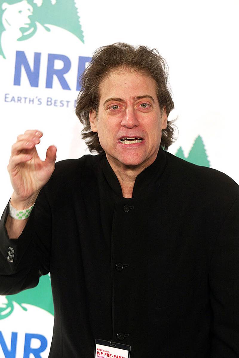 LOS ANGELES - FEBRUARY 6:  Comedian Richard Lewis arrives at "Turn Up The Heat-Fight Global Warming", a benefit to help the Natural Resources Defense Council, featuring a concert performance by the Rolling Stones at the Staples Center on February 6, 2003 in Los Angeles, California.  (Photo by Kevin Winter/Getty Images)