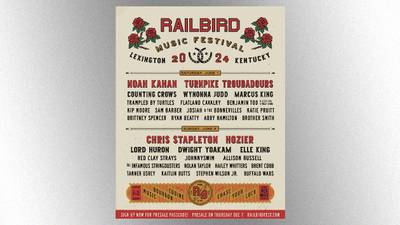 Noah Kahan headlining 2024 Railbird Music Festival