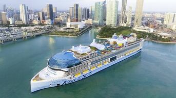 Royal Caribbean International’s highly anticipated Icon of the Seas arrived in Miami for the first time ahead of its official debut on Jan. 27. Welcomed with fanfare by air, land and sea, the first-of-its-kind combination of every vacation features an all-encompassing lineup of firsts and next-level favorites for every kind of family and vacationer. On 7-night vacations to the Caribbean, adventurers can experience highlights like six record-breaking waterslides, an adults-only retreat, seven pools, the first neighborhood designed for young families, 40-plus ways to dine, drink and be entertained; and more.