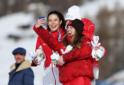 Athletes competing in the Olympics