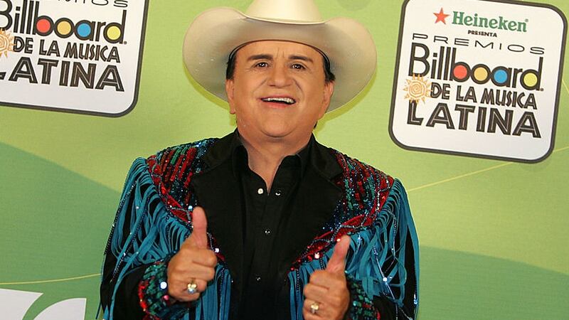 MIAMI - APRIL 28:  Johnny Canales poses backstage at 2005 Billboard Latin Music Awards at the Miami Arena April 28, 2005 in Miami, Florida.  (Photo by Paul Hawthorne/Getty Images)