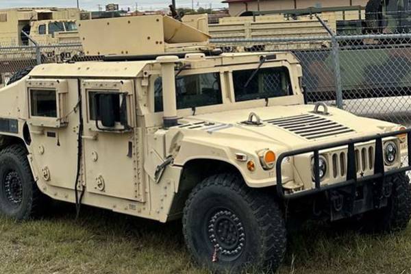 Armored Humvee stolen from US Army Reserve Center